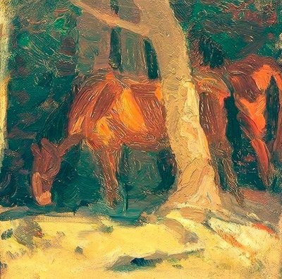 Horse Sketch II by Franz Marc